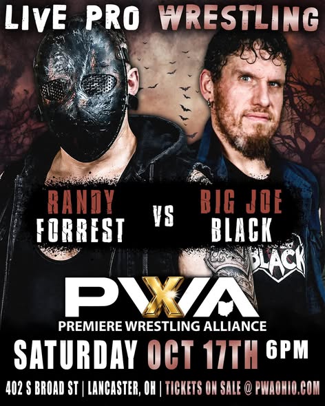 Randy Forrest vs. Big Joe Black — Saturday, October 17